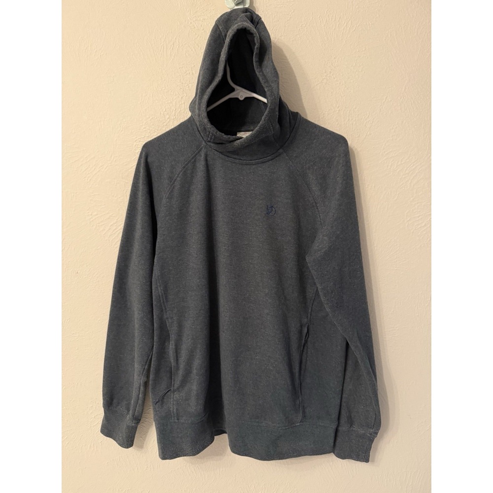 Fjall Raven High Coast Hoodie Pullover men's size M blue zip pocket